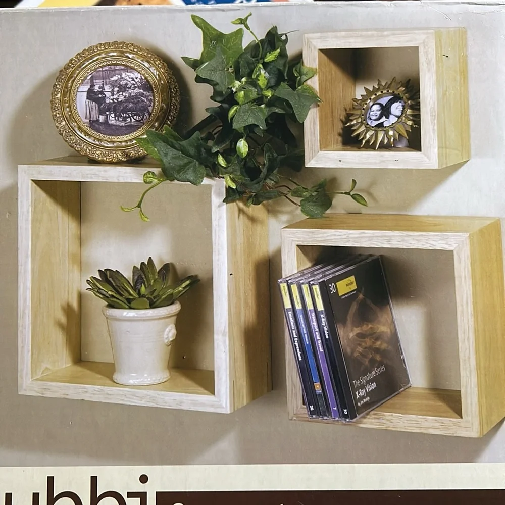 Cubbi Solid Wood Box Shelves - Brand New in Box